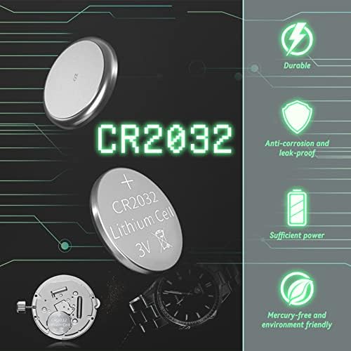 Baterías de Litio CR2032 Anmas Rucci 200PCS 3V para Velas LED, Batería de Botón de 230mAh 3V - imagen 4