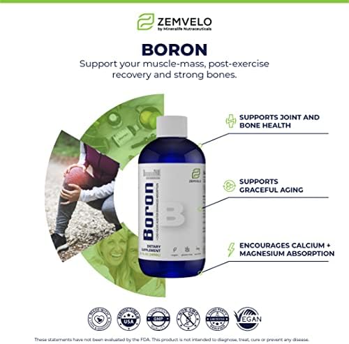 Boro Líquido | Suministro para 3 Meses | Apoya el Envejecimiento Saludable | Mejora la Absorción de Calcio y Magnesio - imagen 3