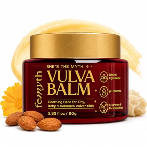 Bálsamo Vulvar Femyth - Hidratante Vaginal para Sequedad, Picazón e Irritación - Crema Sin Hormonas para Mujeres - Soporte Menopáusico y Postparto - imagen 1