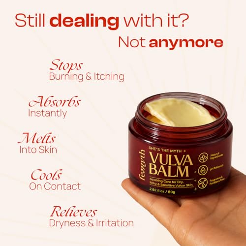 Bálsamo Vulvar Femyth - Hidratante Vaginal para Sequedad, Picazón e Irritación - Crema Sin Hormonas para Mujeres - Soporte Menopáusico y Postparto - imagen 2