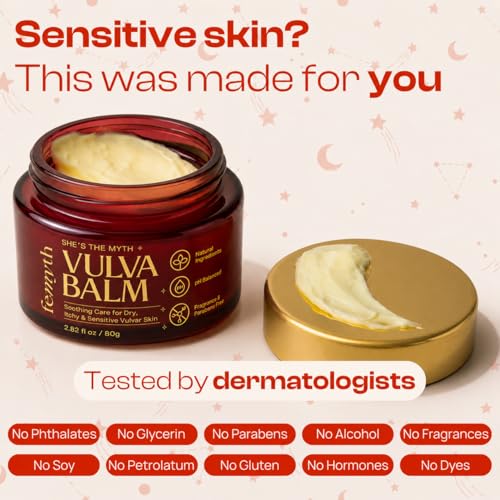 Bálsamo Vulvar Femyth - Hidratante Vaginal para Sequedad, Picazón e Irritación - Crema Sin Hormonas para Mujeres - Soporte Menopáusico y Postparto - imagen 6