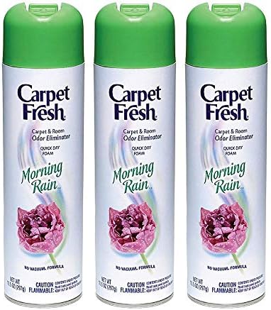 Spray Desodorante y Ambientador Carpet Fresh No Necesita Aspiradora, Lluvia Matutina (Paquete de 3) - imagen 1