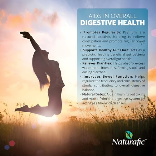 Cápsulas de Psyllium Husk 1500mg – Suplemento de Fibra Natural para la Salud Digestiva y Regularidad – Apoya la Salud Intestinal y el Control de Peso - imagen 6