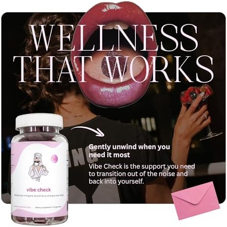 Gummies de Magnesio Balancing Act - Vibe Check para Mujeres – Sin Melatonina, Apoyo a la Calma y Relajación con Magnesio, Manzanilla y Melisa – Mora - imagen 3