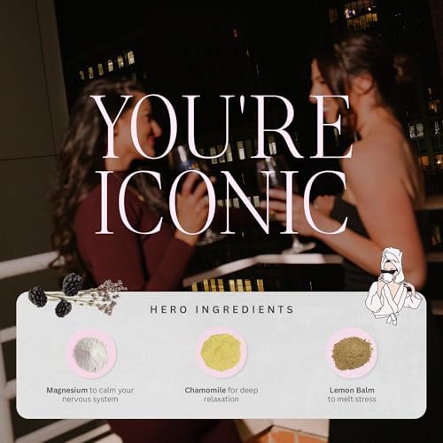 Gummies de Magnesio Balancing Act - Vibe Check para Mujeres – Sin Melatonina, Apoyo a la Calma y Relajación con Magnesio, Manzanilla y Melisa – Mora - imagen 4