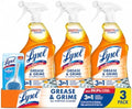 Limpiador Antibacterial Reckitt Lysol Kitchen Pro 22 Fl Oz (Paquete de 3) - Incluye 1 Limpiador de Inodoro Auto In-The-Bowl, Fresco Atlántico - imagen 1