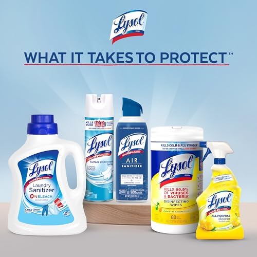 Limpiador Antibacterial Reckitt Lysol Kitchen Pro 22 Fl Oz (Paquete de 3) - Incluye 1 Limpiador de Inodoro Auto In-The-Bowl, Fresco Atlántico - imagen 5