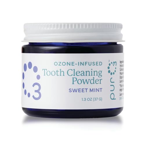 Pasta de Dientes en Polvo PurO3 Ozonizada – Libre de Flúor, Orgánica, Remineralizante – Blanqueador Natural y Removedor de Placa – Cuidado Dental con - imagen 1