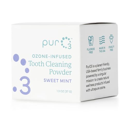Pasta de Dientes en Polvo PurO3 Ozonizada – Libre de Flúor, Orgánica, Remineralizante – Blanqueador Natural y Removedor de Placa – Cuidado Dental con - imagen 6