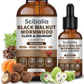 Scibalia Limpieza de Ajenjo, Nogal Negro y Clavo para Humanos, 19 en 1 Detox Intestinal Orgánico, Tinte Vegano con Guanábana, Calabaza y Aceite de - imagen 1