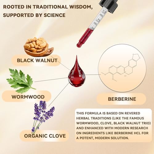 Scibalia Limpieza de Ajenjo, Nogal Negro y Clavo para Humanos, 19 en 1 Detox Intestinal Orgánico, Tinte Vegano con Guanábana, Calabaza y Aceite de - imagen 4