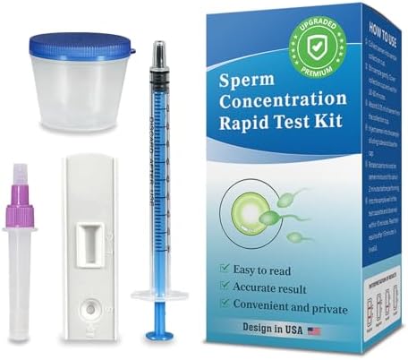 Kit de Prueba de Fertilidad en Casa para Hombres - Sistema de Pruebas de Fertilidad Trak Plus - Muestra Conteo de Espermatozoides Normal o Bajo - - imagen 1