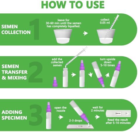 Kit de Prueba de Fertilidad en Casa para Hombres - Sistema de Pruebas de Fertilidad Trak Plus - Muestra Conteo de Espermatozoides Normal o Bajo - - imagen 5