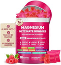 Gomitas de Magnesio Glycinate 600mg, Complejo de Magnesio de Alta Absorción, Sin Azúcar, con Vitamina D, B6 y CQ10 para Relajación y Soporte Muscular - imagen 1