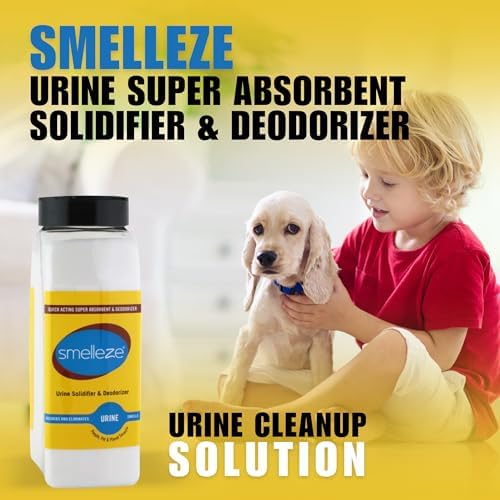 Polvo Absorbente de Orina y Gel para Excremento SMELLEZE | Eliminador de Olores Fuertes | Solidificador y Desodorante para Baños Portátiles, - imagen 2