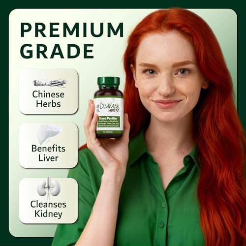 Dimmak Herbs Purificador de Sangre y Limpieza Linfática - Suplemento Detox Orgánico para Piel, Hígado e Inmunidad - 100 Cápsulas Veganas - imagen 4