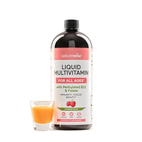 Multivitamínico Líquido NatureWise para Mujeres y Hombres de Todas las Edades - Sin Azúcar, Vegano - Vitaminas para Energía, Belleza y Salud - imagen 3