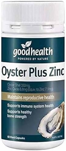 Goodhealth Oyster Plus – 60 Cápsulas – Suplemento Marino con Zinc y Taurina para la Salud y Vitalidad – Apoya la Salud Inmunológica y Reproductiva - imagen 1