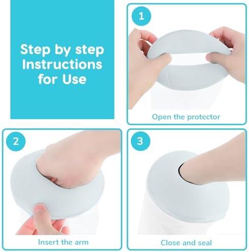 Cubierta Impermeable para Yeso de Niños Drykins – Manguito a Prueba de Fugas con Sello de Silicón – Diseño Reutilizable de Unicornio (Para Brazos de - imagen 5