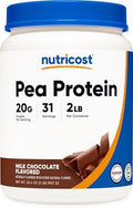 Proteína en Polvo de Guisante Nutricost (2 LBS) Chocolate - 20g de Aislado de Proteína Vegana, Sin OGM, Sin Gluten, 31 Porciones - imagen 1