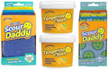 Kit de Limpieza Profunda Scrub Daddy - 3 Esponjas Scour Daddy, 2 Esponjas de Acero y 2 Limpiadores Multiusos de Mandarina - Suministros de Limpieza - imagen 1