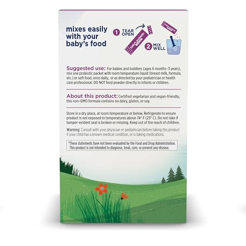 Polvo Probiótico Sin Sabor Baby’s Nordic Flora de Nordic Naturals - 30 Paquetes - 4 Mil Millones de CFU - Salud Digestiva y Apoyo Inmunológico para - imagen 3