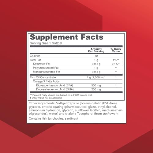 PROTOCOL FOR LIFE BALANCE Ultra Omega-3 500mg EPA y 250mg DHA - Aceite de Pescado para el Cerebro, Corazón y Sistema Nervioso - Suplemento Omega No - imagen 2