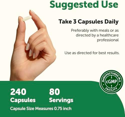 Colostrum Bovina Micro Ingredients 1,000 mg por Porción, 240 Cápsulas | 40% IgG con Colágeno y Probióticos | Suplemento de Colostrum con 10 Cepas - imagen 3