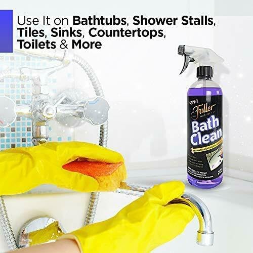 Limpiador de Baño Fuller Brush – Botella de 24 oz con Spray – Elimina Sarro, Manchas de Agua Dura y Acumulación de Minerales – Para Lavabos, Duchas y - imagen 7