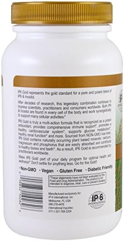 Fórmula de Soporte Inmunológico IP6 Gold 120 Cápsulas Vegetarianas - imagen 3