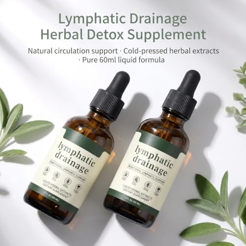 Gotas de Drenaje Linfático Skrmooning - Paquete de 2, Suplemento Orgánico que Reduce la Inflamación, Aumenta la Inmunidad y Vitalidad, Diseño - imagen 5