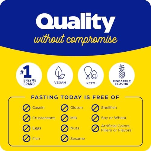 Mezcla de Bebida Enzymedica Fasting Today - Suplemento en Polvo de Electrolitos para el Ayuno Intermitente, Apoyo a la Hidratación, Apetito y Salud - imagen 7