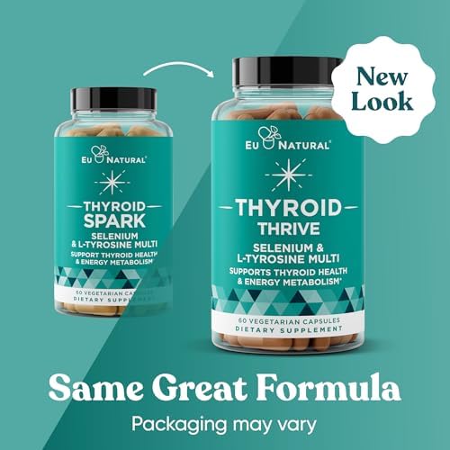 Thrive Energy Support - Combate la Fatiga de Forma Natural, Equilibra Hormonas, Promueve Energía Enfocada - Zinc, Selenio, Yodo - 60 Cápsulas - imagen 2