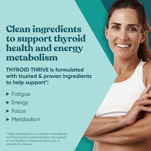 Thrive Energy Support - Combate la Fatiga de Forma Natural, Equilibra Hormonas, Promueve Energía Enfocada - Zinc, Selenio, Yodo - 60 Cápsulas - imagen 3