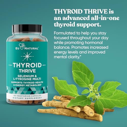Thrive Energy Support - Combate la Fatiga de Forma Natural, Equilibra Hormonas, Promueve Energía Enfocada - Zinc, Selenio, Yodo - 60 Cápsulas - imagen 8