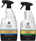 Combo de Limpiador y Pulidor para Piedra de Granite Care International - Ideal para Granito, Mármol, Pizarrón, Cuarzo, Corian y Más. - imagen 1