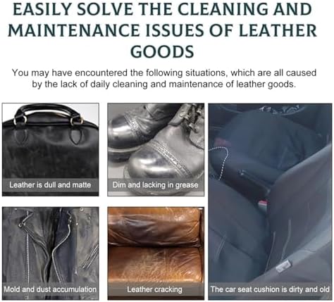 Salvador de Cuero y Madera - Pulidor y Acondicionador de 4oz con Brocha y Paño de Microfibra, para Sofás de Cuero, Asientos de Auto, Mesas de Madera - imagen 4
