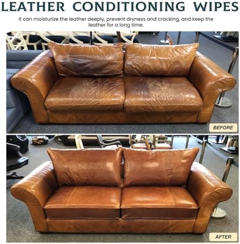 Salvador de Cuero y Madera - Pulidor y Acondicionador de 4oz con Brocha y Paño de Microfibra, para Sofás de Cuero, Asientos de Auto, Mesas de Madera - imagen 5