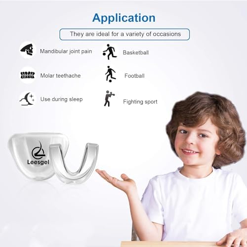 Paquete de 4 Protectores Bucales para Niños, Previene el Bruxismo y TMJ, Ideal para Deportes y Uso Nocturno (Tamaño Infantil) - imagen 6