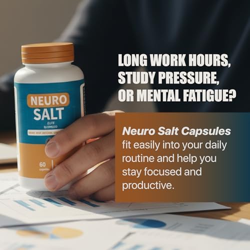 Cápsulas de Sal Neuro (1 Paquete) - Suplemento Oficial NeuroSalt con Ingredientes Premium, Fórmula Avanzada para Estilo de Vida Activo y Bienestar - imagen 7