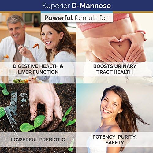 D-Mannosa 500 mg de Superior Labs, Prebiótico No GMO de Óptima Absorción, Soporte para Vías Urinarias, 120 Cápsulas Veganas - imagen 5