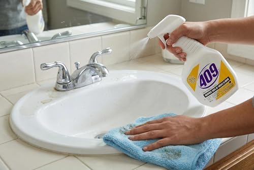 Limpiador Antibacterial Multi-Superficies GLOBAL PACKING SOLUTIONS 409 en Spray 32 Fl Oz, Aroma a Limón, Elimina 99.9% de Germenes y Virus + Paño de - imagen 4