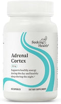 Suplemento Adrenal Cortex de Seeking Health - Apoyo a Sistema Nervioso y Energía - Libre de Gluten y Lácteos - 50 mg, 60 Cápsulas - imagen 1