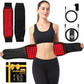 Cinturón de Terapia de Luz Roja, 16 W, 120 Perlas, Envoltura Portátil de Luz Infrarroja para Cuerpo, 660nm & 850nm, Temporizador Automático, Ideal - imagen 1