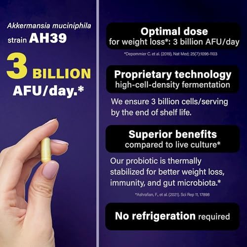 Probiótico FOLONA con Akkermansia GLP-1, Berberina y Fibra Prebiótica Beta-Glucano; 3 Mil Millones AFU, 60 Cápsulas (2 Meses) para Salud Digestiva - imagen 5