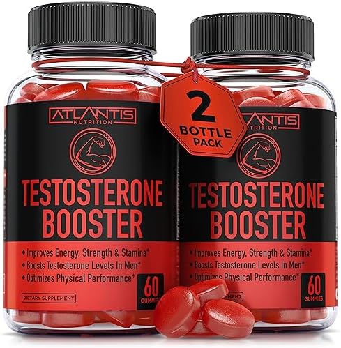 Gomitas Aumentadoras de Testosterona Atlantis Nutrition para Hombres - Mejora Fuerza y Resistencia - Optimiza Rendimiento y Mejora Masculina - 2 - imagen 1