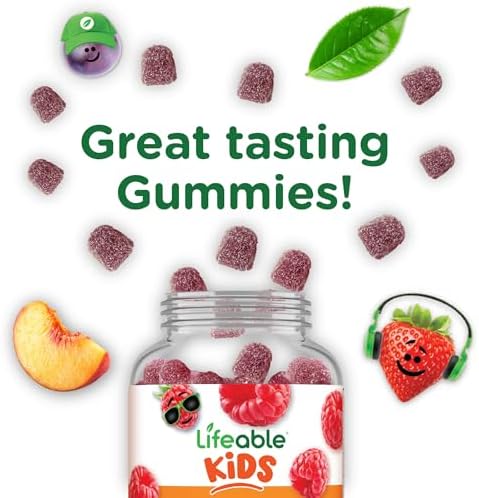 Gomitas de Vitamina B12 Sin Azúcar Lifeable para Niños | 1000 mcg | Sabor Delicioso | Apoyo Energético, de Ánimo y Metabolismo | 90 Gomitas - imagen 6