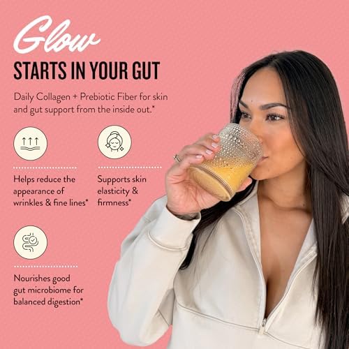 Legendairy Milk She's Glowing Polvo de Péptidos de Colágeno con Fibra Prebiótica, Mezcla Tropical para Mujeres, Apoyo Digestivo y Bienestar Diario, - imagen 2
