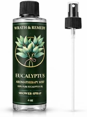 Spray de Ducha de Eucalipto Aromaterapia — 700+ Rociadas, Aceite Esencial de Eucalipto 100% Puro Orgánico, Tamaño Premium y de Viaje (4 oz, Hecho en - imagen 7
