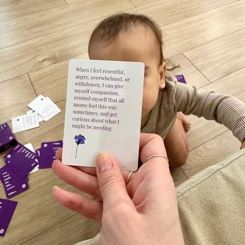 Tarjetas de Afirmaciones para Nuevas Mamás | 50+ Afirmaciones Diarias Basadas en Ciencia para Apoyo Postparto | Regalos para Nuevas Madres | Presente - imagen 4